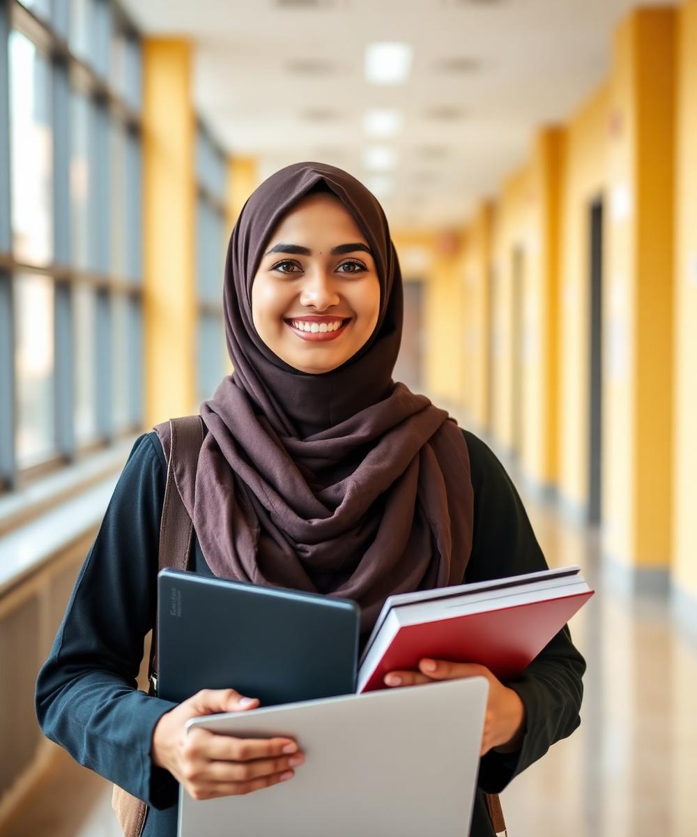 Students learning online